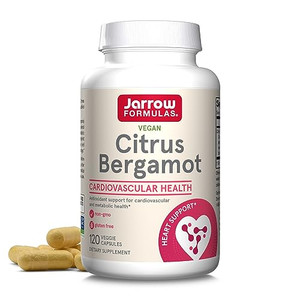 Jarrow Formulas Citrus Bergamot Supplement 500 mg - 120 Servings (Veggie Caps) - Antioxidant Support for Cardiovascular & Metabolic Health - Dietary