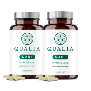 Qualia NAD Supplement  Clinically Proven to Boost NAD+ up to 67%. Optimized Aging, Energy, Focus. Elite NAD+ Ingredients: Nicotinamide Riboside (NIA