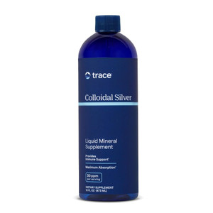 Trace Minerals Colloidal Silver - Pure Colloidal Silver Supplement for Immune Support - Natural Mineral Drops - High-Potency Formula - Gluten-Free -
