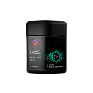 MitoQ +Liver  Advanced Liver Supplement with Highly Bioavailable Milk Thistle, Choline, Selenium Mitoquinol  Supports Metabolism, Bodys Natural De