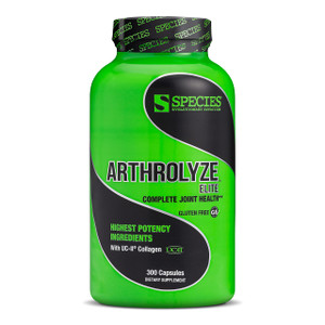 Species Nutrition Arthrolyze Joint Repair Supplement, Fortified with UC-II Collagen, MSM, Glucosamine, Chondroitin, High Potency Connective Tissue &