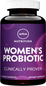 MRM Nutrition Womens Probiotics | Intestinal + Immune Health | Prebiotics + postbiotics | Clinically Proven| 25 Billion Cells | Good Bacteria for Gu