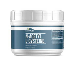 Earthborn Elements N-Acetyl L-Cysteine Dietary Supplement, Resealable Tub (1.5 Pound)