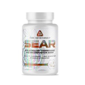 Core Nutritionals Sear Thermogenic & Recomposition Agent | Non Stim Fat Burner | Weight Management Support | with Paradoxine Grains of Paradise | 84