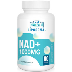 Maripolio Liposomal NAD+ 1000 mg Supplement | High Bioavailability Liposomal Delivery | Cellular Energy & Wellness Support | Pure NAD+ Dietary Supple