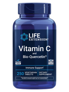 Life Extension Vitamin C and Bio-Quercetin®, Cardiovascular Health Supplement, Immune Support, Highly absorbable, quercetin, Vitamin C, Gluten Free,