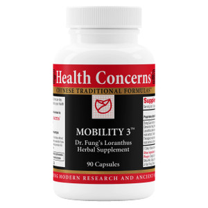 Health Concerns Mobility 3  Joint & Muscle Support  Herbal Stiffness Supplement for Men & Women  Dong Quai, Ginseng, Fo-Ti, Loranthus & Ginger For