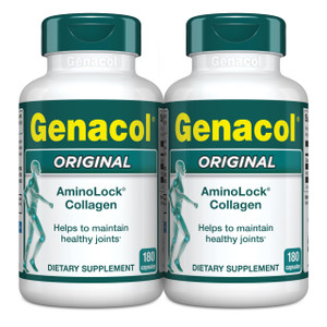 Genacol Original  Collagen Supplement with Ultra-Hydrolyzed Peptides for Joint Health Support, Value Duo-Pack, 360 Capsules (120-Day Supply)