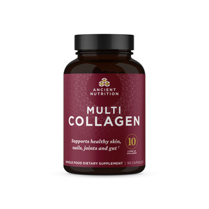 Ancient Nutrition Collagen Peptides Pills, Hydrolyzed Multi Collagen Supplement, Types I, II, II, V & X, Supports Healthy Skin and Nails, Gut Health