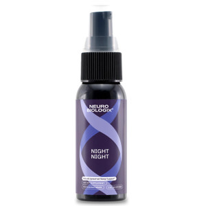 Neurobiologix Night Night Liposomal Sleep Spray, Melatonin & GABA Oral Spray for Relaxation, Bedtime Routine & Restful Nights, Fast Absorbing Liposom