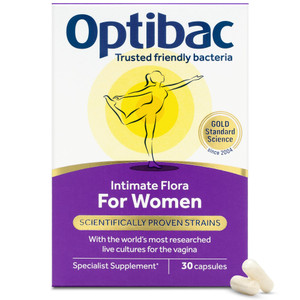 OptiBac Probiotics for Women - 30 Capsules | Vaginal Probiotic with Lactobacillus rhamnosus GR-1 & Lactobacillus reuteri RC-14 | Supports Intimate Fl