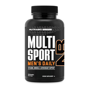 NutraBio Multisport for Men - Mens MultiVitamin - 33 Vitamins, Minerals, Micronutrients - Rich in Antioxidants - Supports Peak Athletic Performance,