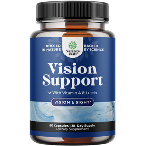 Complete Eye Health Supplement for Adults - Lutein 20mg Per Serving Eye Vitamins for Vision Dry Eyes Pressure and Blue Light Protection - Supplement