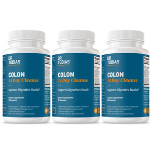 Dr. Tobias Colon Cleanse - Constipation Relief & Gut Health Support for Women & Men | 14 Day Colon Cleanser for a Gentle Colon Detox & Gut Flush - 3
