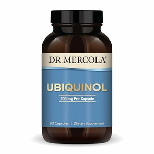 Dr. Mercola Ubiquinol - 200 mg Ubiquinol - Supports Energy Production - Antioxidant Supplement - Non-GMO, Gluten-Free & Soy-Free - 90 Capsules (90 Se