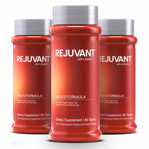 Rejuvant Men's AKG Longevity Supplement 1000MG Ultra 98% Pure (Calcium Alpha-Ketoglutarate), New Formula, Coated Tablets, Patented Vitamin Rich Contr