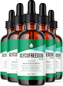 (5 Pack) GlycoFreedom Drops, GlycoFreedom, Liquid Drop, Advanced Formula GlycoFreedom, 5 Bottles for 5 Months