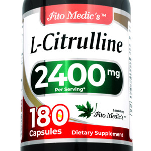 FITO MEDIC'S Lab | L citrulline |180 Capsules |2400 mg| L citrulline Capsules | Ultra high Absorption.