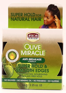 African Pride Olive Miracle Silky Smooth Edges, 2.25 Ounce (Pack of 1)