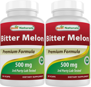 Best Naturals Bitter Melon 500 mg 90 Vcaps (90 Count (Pack of 2))