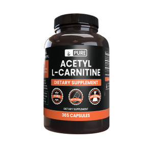 Pure Original Ingredients Acetyl L-Carnitine (365 Capsules) No Magnesium Or Rice Fillers, Always Pure, Lab Verified