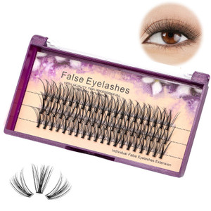 Dedila Beauty Natural Long 20 Root 0.07 C Curl 3D Profession Individual Eyelashes Extension Soft Black Fake False Eye Lashes Tools8-20mm to Choose (1