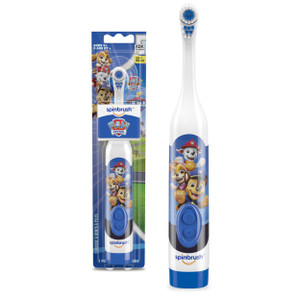 Spinbrush PAW Patrol Kids Electric Battery Toothbrush, Soft, 1 ct, Character May Vary