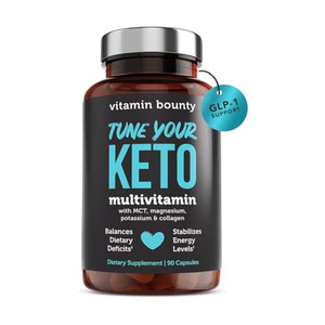 Vitamin Bounty Tune Your Keto Multivitamin with Magnesium & Potassium - Daily Supplements for Men & Women on Keto Diet - Energy & Cramp Relief - Keto