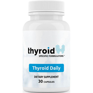 Thyroid Daily - The First Nutrient Complete Multi Designed for Optimal Thyroid Health. Thyroid Daily is Iodine Free w/ 19 Thyroid Daily Essential Nut