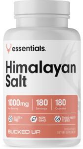 Bucked Up Himalayan Salt 1000mg Capsules, Bucked Up Essentials (180 Servings)