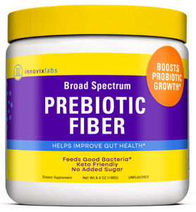 InnovixLabs Prebiotic Fiber Powder for Gut & Digestive Health, High Fiber Supplement for Women and Men with Chicory Root, FOS, Acacia, Inulin, Solubl