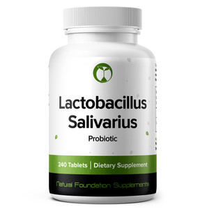 Lactobacillus Salivarius Probiotic Supplement 240 Tablets 3 Billion CFU Probiotics for Men & Women Supports Dental, Digestive & Gut Health (240, Lact