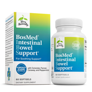 Terry Naturally BosMed Intestinal Bowel Support - Digestive & Intestinal Support Supplement - Bowel Health Supplement - Gut Health Support with Coria