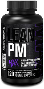 Jacked Factory Lean PM Max - High-Performance Weight Loss, Sleep Support, Fat Burner, & Appetite Suppressant for Men and Women w/Melatonin, Magnesium
