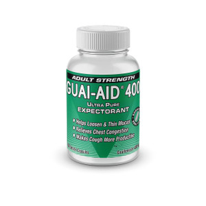 GUAI-AID 100 400 "Ultra-Pure Guaifenesin Gelatin Capsules