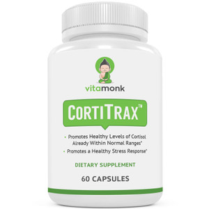 VitaMonk CortiTrax Natural Cortisol Blocker - Doctor Formulated Cortisol Manager, Cortisol Support & Cortisol Reducer (Already Within Normal Ranges)-