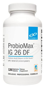 XYMOGEN ProbioMax IG 26 - Bacillus coagulans Spore Based Probiotic, Immunoglobulins + IgY Max Hyperimmunized Egg - Promotes Immune & Intestinal Healt