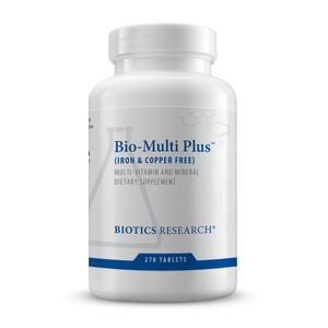 Biotics Research Bio Multi Plus Iron and Copper Free Multivitamin, Chelated Minerals, Emulsified Fat Soluble Vitamins, Iron Free, Copper Free, High a