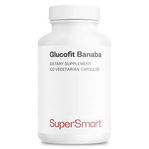 Supersmart - Glucofit 5.3mg per Day (Patented & High Strength) - 18% Corosolic Acid Banaba Leaf Extract Supplement | Non-GMO & Gluten Free - 100 Soft