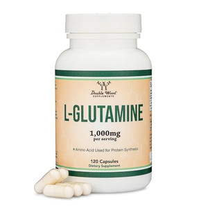 L Glutamine Capsules - (1000mg Servings, 120 Capsules) Non-GMO, Gluten Free, Keto Safe, Vegan Friendly, Third Party Tested (for Endurance and Gut Hea