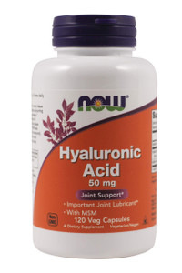 NOW Foods 3 Pack Hyaluronic Acid, 50mg, 120 Veg Capsules