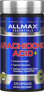 ALLMAX Essentials Arachidonic Acid+ - 120 Capsules - Increases Strength & Improves Endurance - Gluten Free - 30 Servings