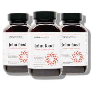 SMARTERNUTRITION Joint Food - Nourishing Support for Joint Comfort, Lubrication, Mobility with Collagen Type II, Lipase, MSM, Vitamin C, Turmeric, Br