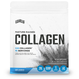Levels Collagen Peptides, No Artificial Ingredients, 11G of Collagen, Unflavored, 1LB