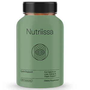 Nutriissa Cycle Support - Premium Kidney & Liver Detox - Organ Defense for Bodybuilders & Weightlifters - EPEB Certified for Purity & Potency - 400mg