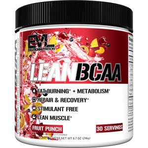 Evlution Stimulant Free Lean BCAA Powder Nutrition BCAAs Amino Acids Powder with CLA Carnitine and 2:1:1 Branched Chain Amino Acids Supports Muscle R