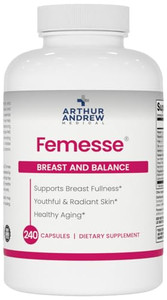 Arthur Andrew Medical, Femesse, Breast and Balance, Beauty and Hormone Support, Vegan, Gluten Free, 240 Capsules (60 Servings)