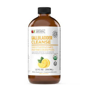 Complete Natural Gallbladder Complete - Liquid Supplement for Gallbladder Support, Liver Cleanse, and Digestive Health with Apple Cider Vinegar, Turm