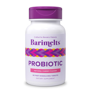 Barimelts Probiotic, 5 Billion CFU - 60 Fast-Dissolving Tablets (2-Month Supply) - Sugar-Free Probiotics for Women, Support Gut Health After Bariatri