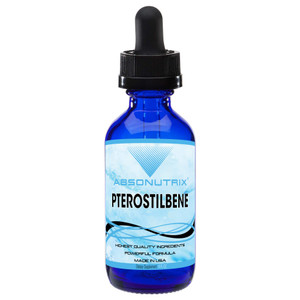 Absonutrix Pterostilbene 300 mg, 4 Fl Oz Liquid Drops, 200 Potent Servings, High Bioavailability, Third-Party Tested, Quick Absorption, GMP-Certified
